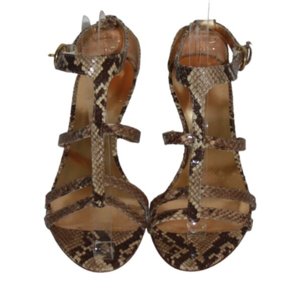 Coach Haydon Python Print High Heels Size 8.5 - Picture 3 of 14